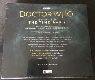 Doctor Who: The Time War 2 Big Finish Audio Paul McGann 8th Doctor Adventures BN 2