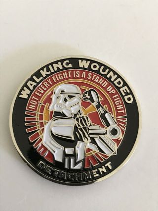 Star Wars 501st Legion Challenge Coin,  Walking Wounded,  Non Celebration 2019