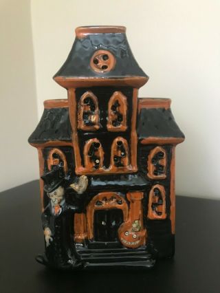 Yankee Candle Boney Bunch Halloween Haunted House Mansion Tart Warmer