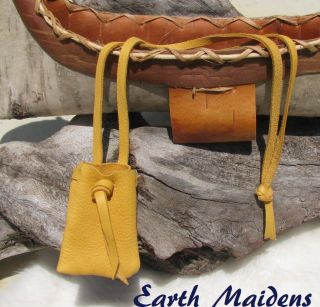 Native American Medicine Bag/pouch 2 3/4x1 1/2 Cherokee Made William Lattie Cert