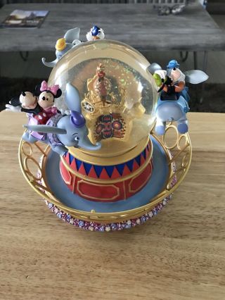 Disney Dumbo’s Magnificent Ride Snowglobe Rare