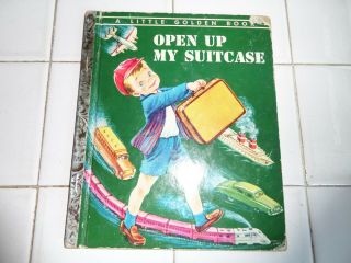 Open My Suitcase,  A Little Golden Book,  1954 (a Ed;vintage Corinne Malvern)