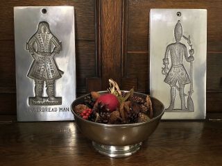 Virginia Metalcrafters Colonial Williamsburg Bake Shop Molds (2) 3