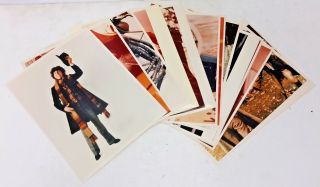 Vintage Doctor Who Set Of 15 Different 8x10 Color Photo/still - (m6958)