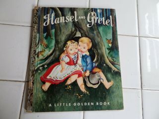 Hansel And Gretel,  A Little Golden Book,  1954 (a Ed;vintage Eloise Wilkin)