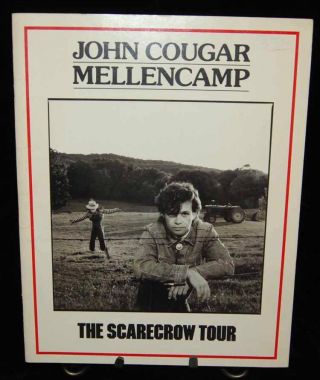 John Cougar Mellencamp The Scarecrow Tour Concert Program