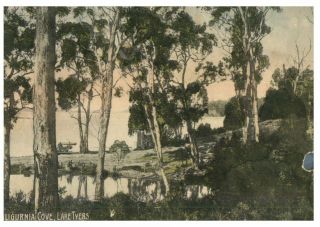 (e 50) Postcard - Australia - Very Old - Vic - Lake Tyers