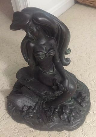 Disney Ariel Little Mermaid Garden Statue Figure Rare