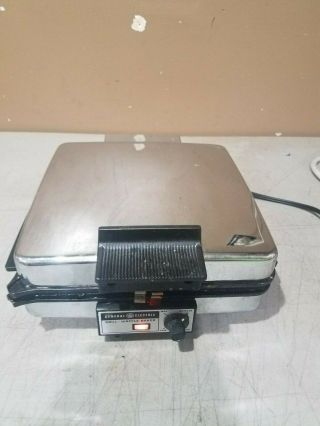 Vintage General Electric Grill Waffle Maker Model A2g48t W/
