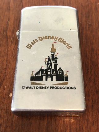 Very Rare Vintage Zippo Walt Disney World Lighter