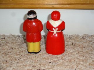 Vintage F & F Mold Die Aunt Jemima Uncle Mose Salt & Pepper Shakers 5
