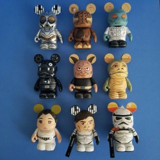 Disney Star Wars 3 " Vinylmation Figures - Series 5 - Set Of 9