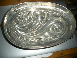 Antique Large Copper Tin Lined Jelly/Cake Mold 3