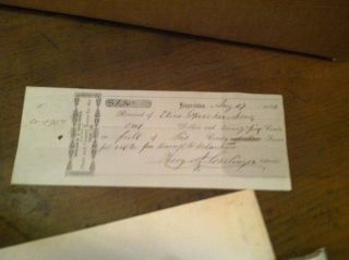 8dec - Antique Document Hagerstown Civil War Tax 1862 State County Signed