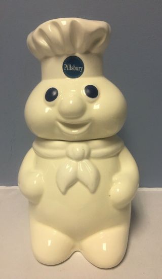 Vintage 1988 Pillsbury Doughboy 12 Inch Ceramic Cookie Jar