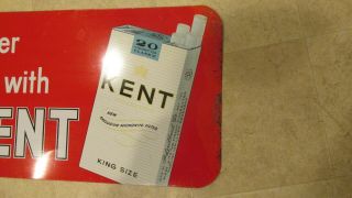 Kent Cigarettes Tobacco Advertising Tin Sign 12 X 30