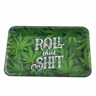 Metal Rolling Tray Large 7.  5 X 11.  3 420 - Dry Herb
