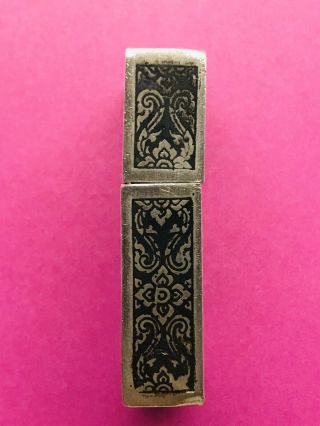 Zippo Pocket Lighter Engraved Sterling Silver 1930’s 40’s Vintage 7
