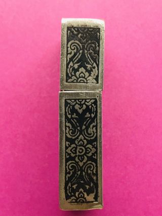 Zippo Pocket Lighter Engraved Sterling Silver 1930’s 40’s Vintage 8