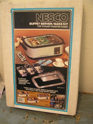 Nesco Roaster Buffet Server Bake Kit For 18 Qt Oven - (opened)