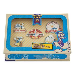 Disney Pin Set - Donald Duck 85th Anniversary Limited Edition