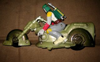 Vtg Star Wars Boba Fett Motorcycles Push & Go By Hasbro