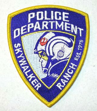 2019 Star Wars Celebration Chicago " Skywalker Ranch Police " 4 " Tall Patch
