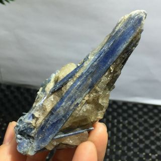 Blue Crystal Natural Kyanite Rough Gem stone mineral Specimen 127g b23 2