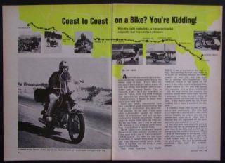 Bmw R69us Coast - To - Coast Motorcycle 1968 Vintage Road Test Article