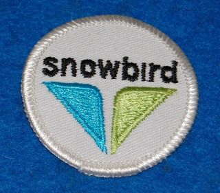 Snowbird Embroidered Patch