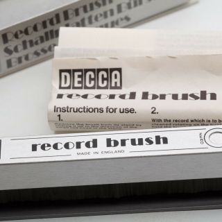 Vintage Decca Record Brush Made In England