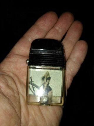 Vintage Scripto Pinup Girl Lighter