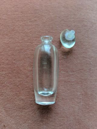 Vintage Antique Small Perfume Bottle with Stopper 2