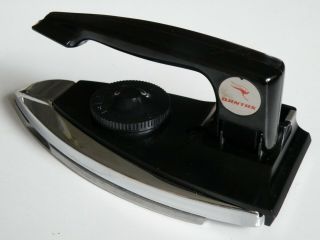 Awesome 1950s Vintage Qantas Oz Airlines Inflight Clothes Iron With Cord