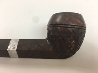 VIntage Dr.  Grabow ajustomatic silver duke imported Briar Tobacco Pipe 4