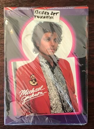 1984 Topps Michael Jackson Sticker Complete Set Of 13 With Wrapper