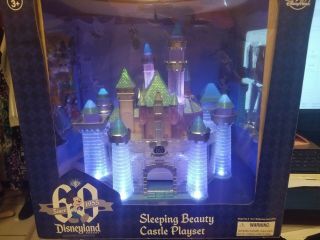 Disneyland 60th Diamond Anniversary Sleeping beauty castle light up playset 2