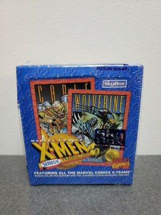 X - Men Series 2 Trading Card Factory Box 36 Packs Marvel Skybox 1993