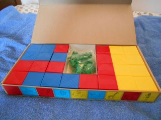 Vintage Tupperware Toys Busy Blocks COMPLETE NEVER PLAYED WITH 3
