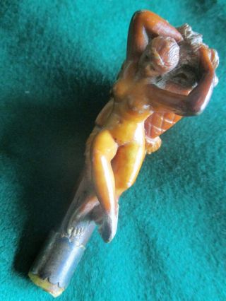 Antique Meerschaum Nude Reclining Lady - Part Pipe