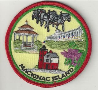 Mackinac Island Michigan Souvenir Patch