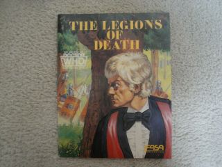 Doctor Who - The Legions Of Death - Rpg Role Game Module - Fasa 9205