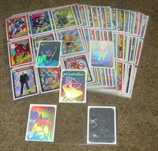 1990 Marvel Universe Series 1 Complete Set 162 Cards With Holograms Nm