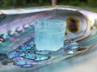 Large Rough Terminated Natural Aquamarine Crystal