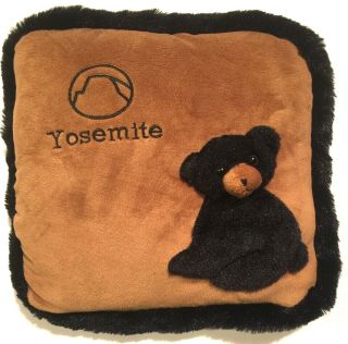 Yosemite Bear Cub 3d Plush Stuffed Brown Pillow Cute Soft Souvenir California Ex