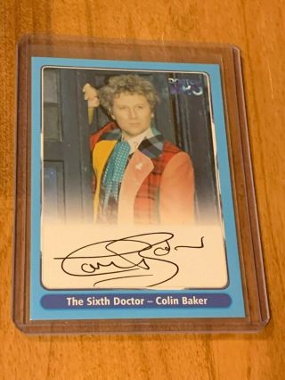 Doctor Who Strictly Ink Series 1 A3 Colin Baker