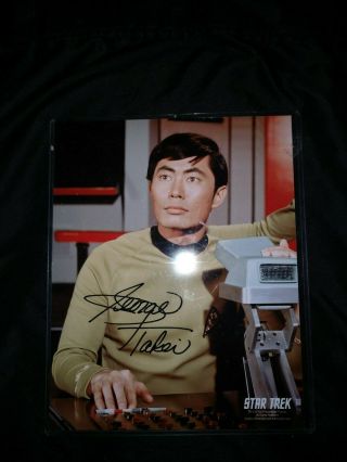 Star Trek.  George Takei.  Authentic Autographed Photo.  With