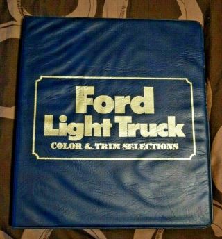 Ford,  1979,  Light Truck,  Color & Trim Book,  Showroom,  Dealership,  Advertising