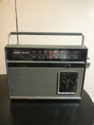 Vintage 70’s Channel Master Radio Model 6237 Fm/am 2 Band Rare