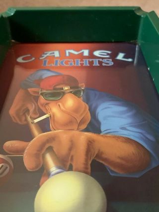 Vintage 1992 Camel Lights Pool Table ASHTRAY Joe Camel cigarette advertising 2